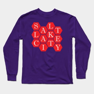 Salt Lake City Red Long Sleeve T-Shirt